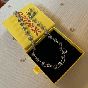 Briwok jewelry Charli necklace in silver 16”